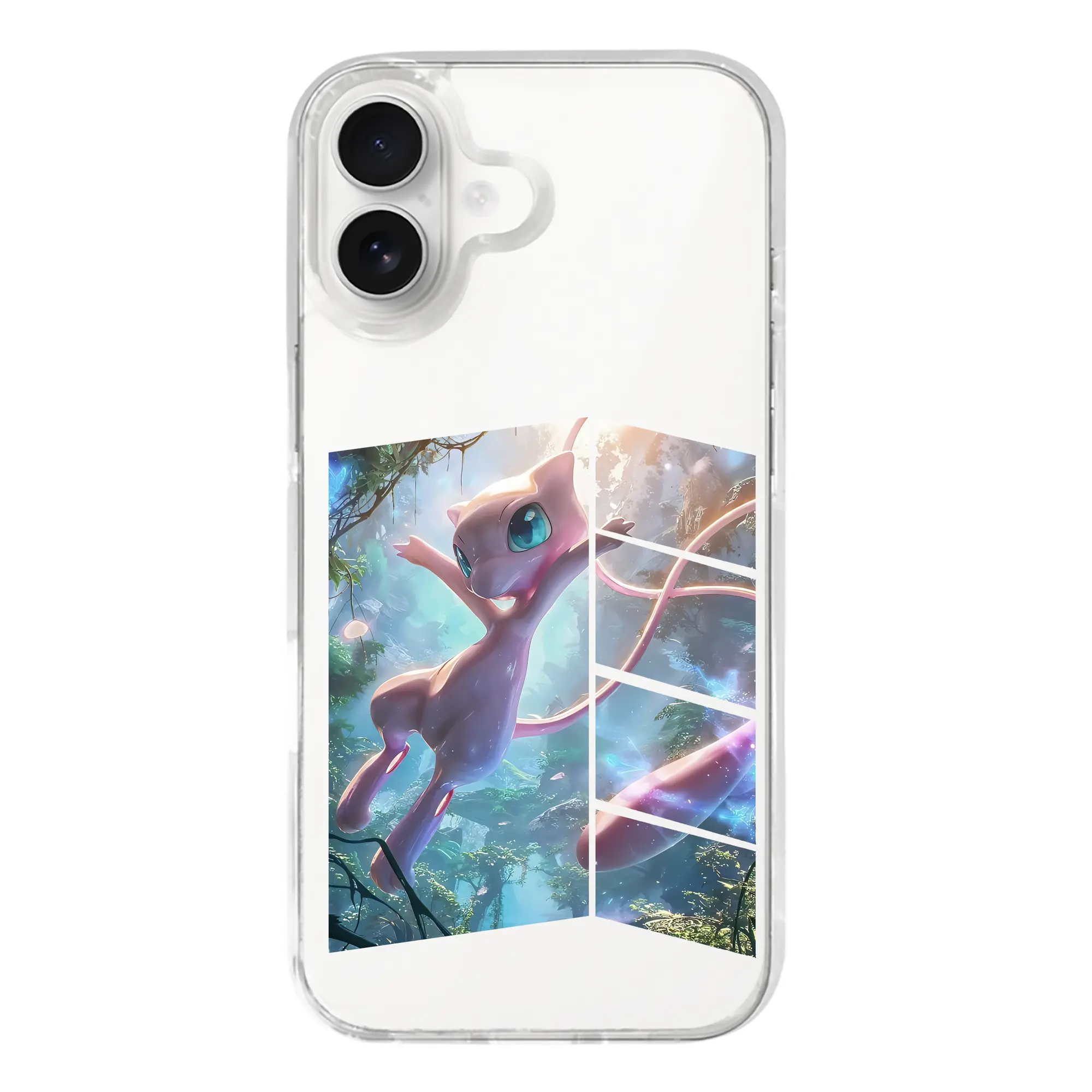 ポケモン グッズ,ミュウ - iPhone 17シリーズ 透明スマホケース – 薄型・耐衝撃・精密フィット保護カバー